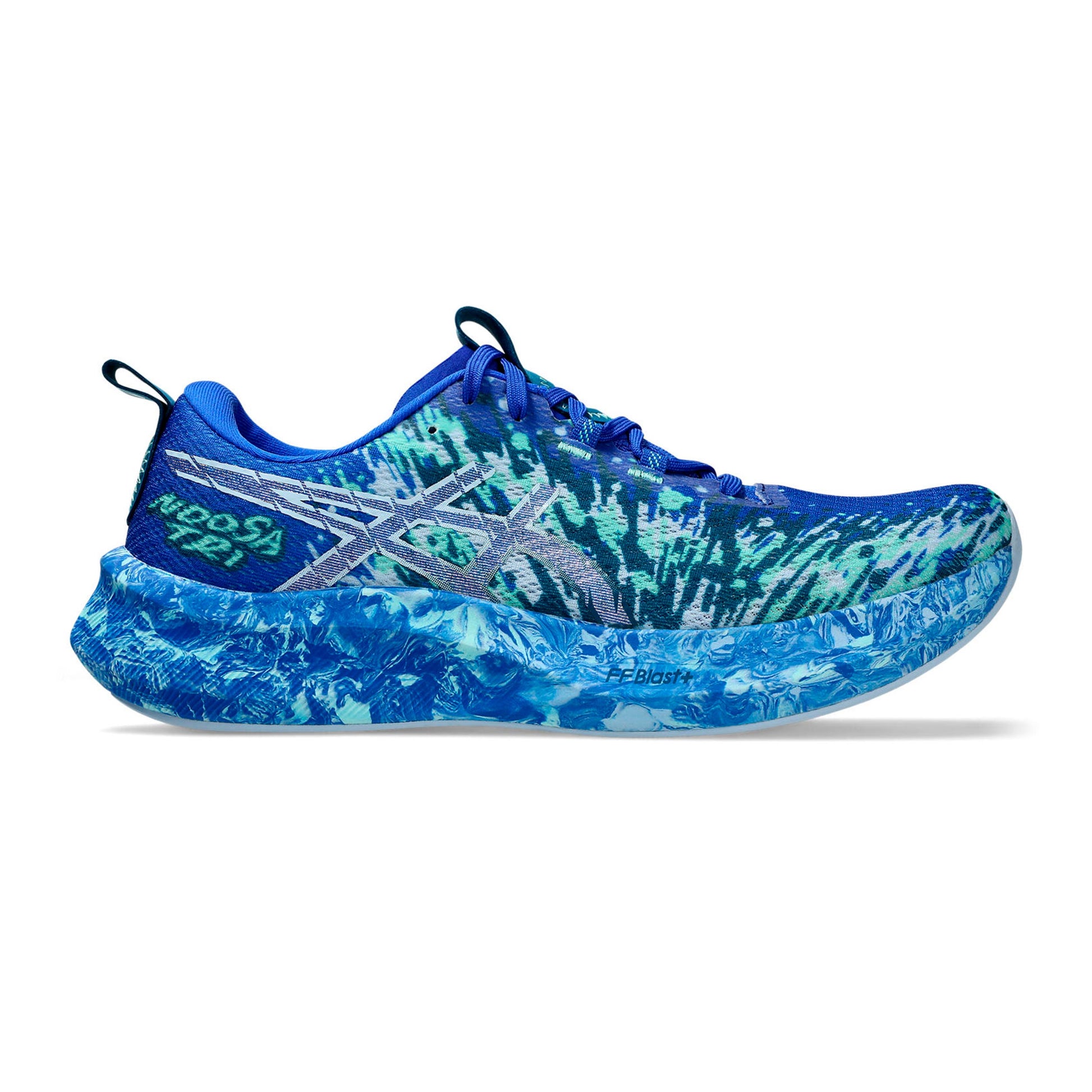 ASICS NOOSA TRI 16 Chaussure de compétition Hommes - bleu, vert