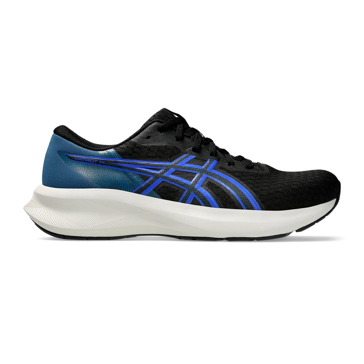 ASICS PATRIOT 14 Chaussure de running sans stabilisateurs Hommes - noir, bleu