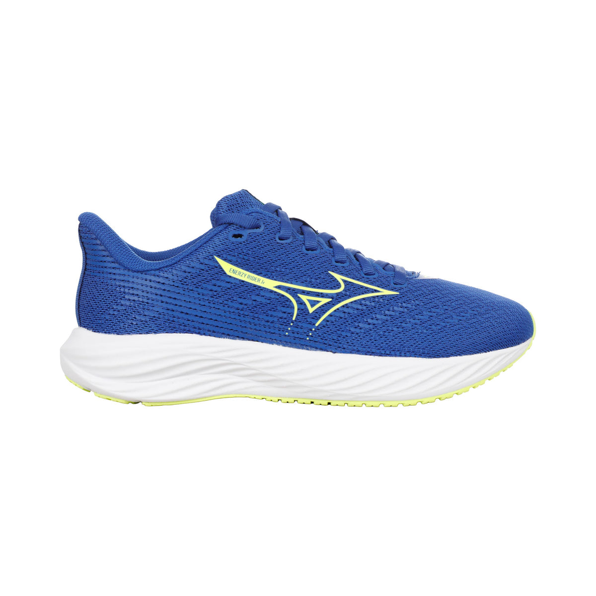 Mizuno Enerzy Rider Jnr  Chaussure de running sans stabilisateurs Enfants - bleu, jaune