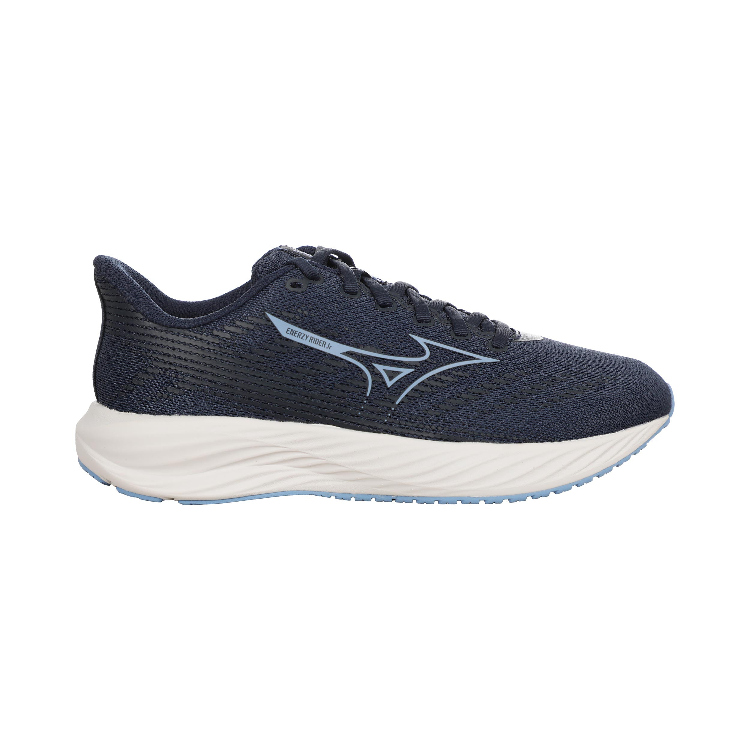 Mizuno Enerzy Rider Jnr  Chaussure de running sans stabilisateurs Enfants - bleu foncé, bleu