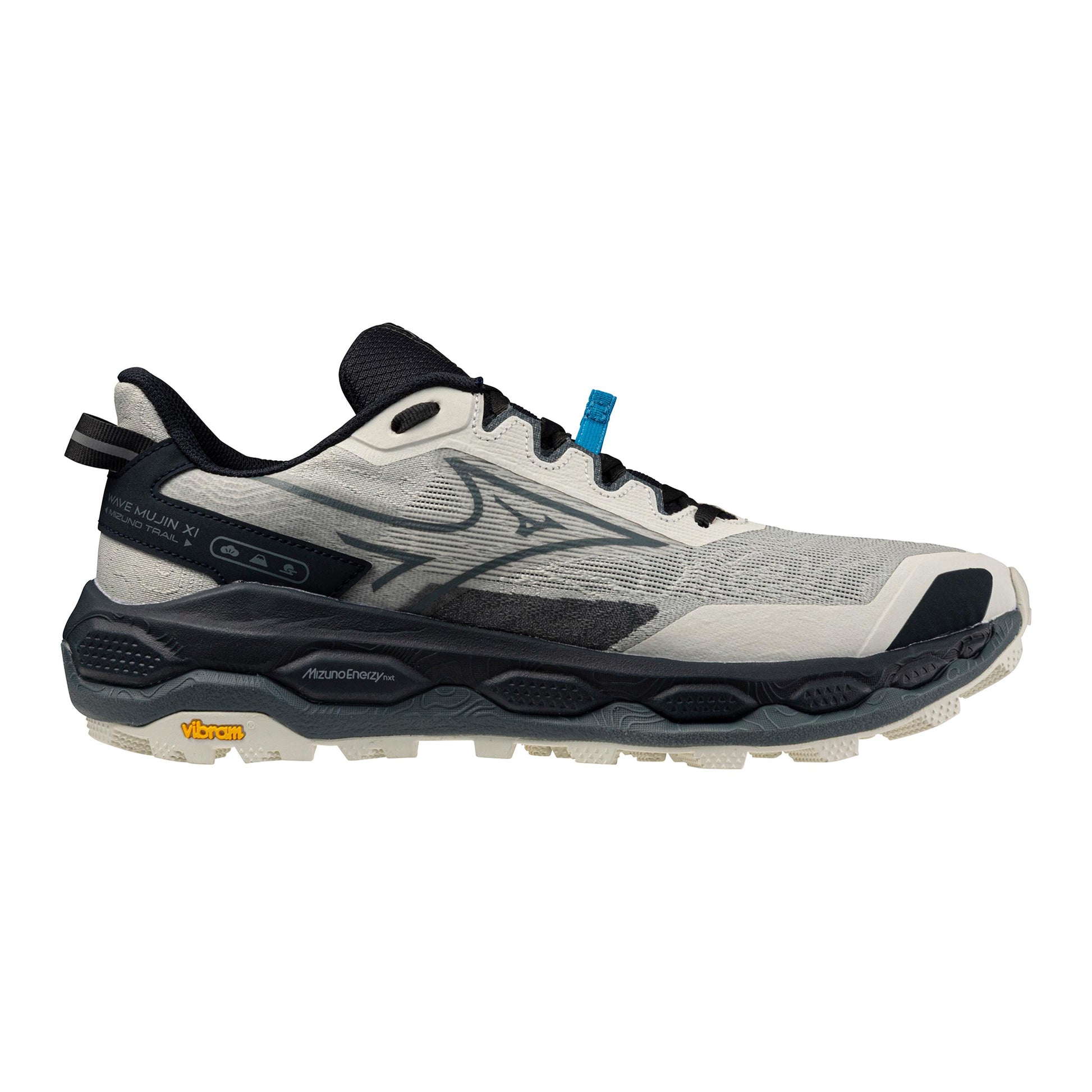 Mizuno Wave Mujin 11  Chaussure trail Hommes - crème, bleu petrol