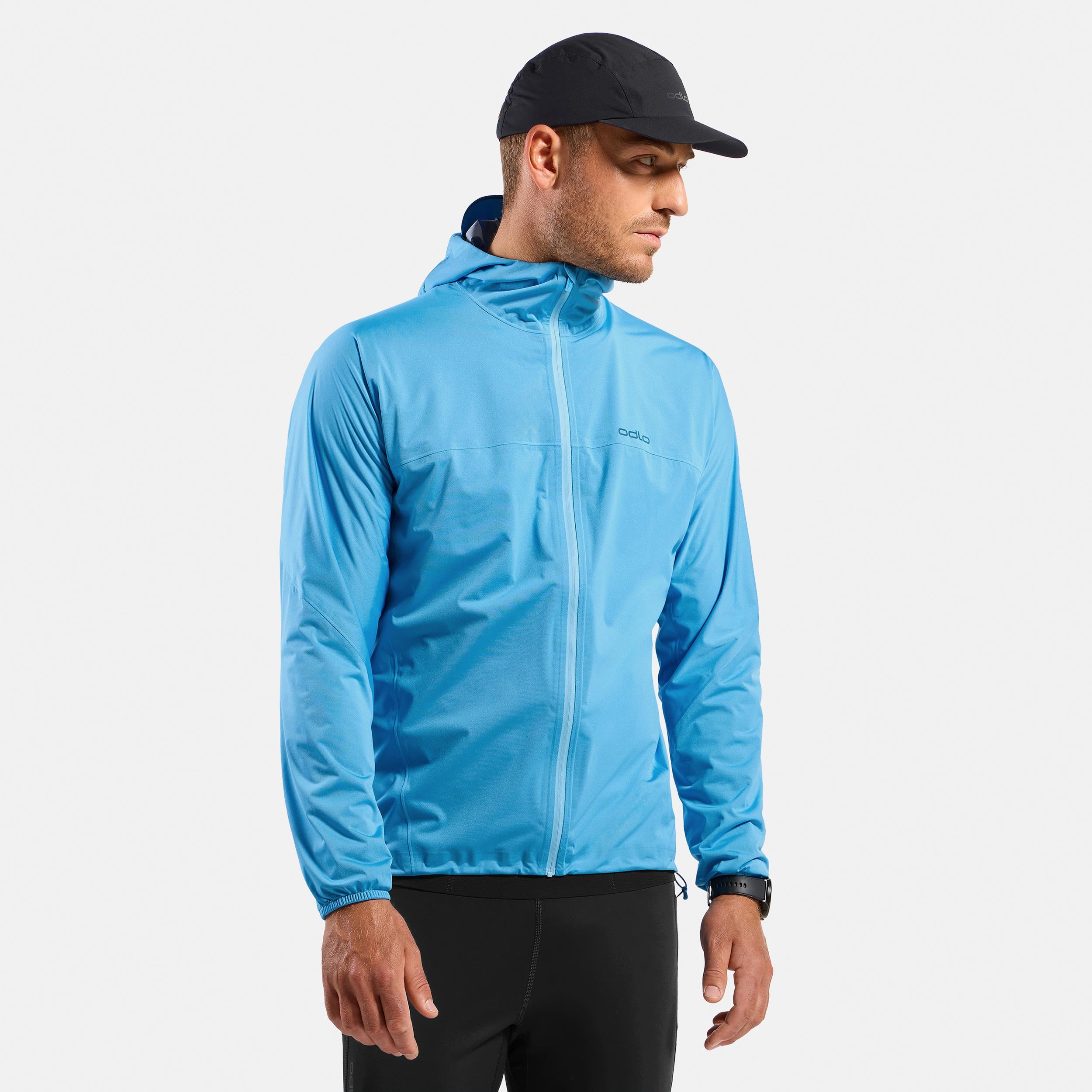 Odlo X-Alp Waterproof  Veste running Hommes - bleu clair