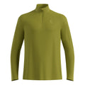 Essential 1/2 Zip Maillot de course Hommes-vert