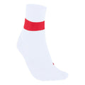 RU Compression Stabilizing Chaussettes de compression Hommes - blanc, rouge