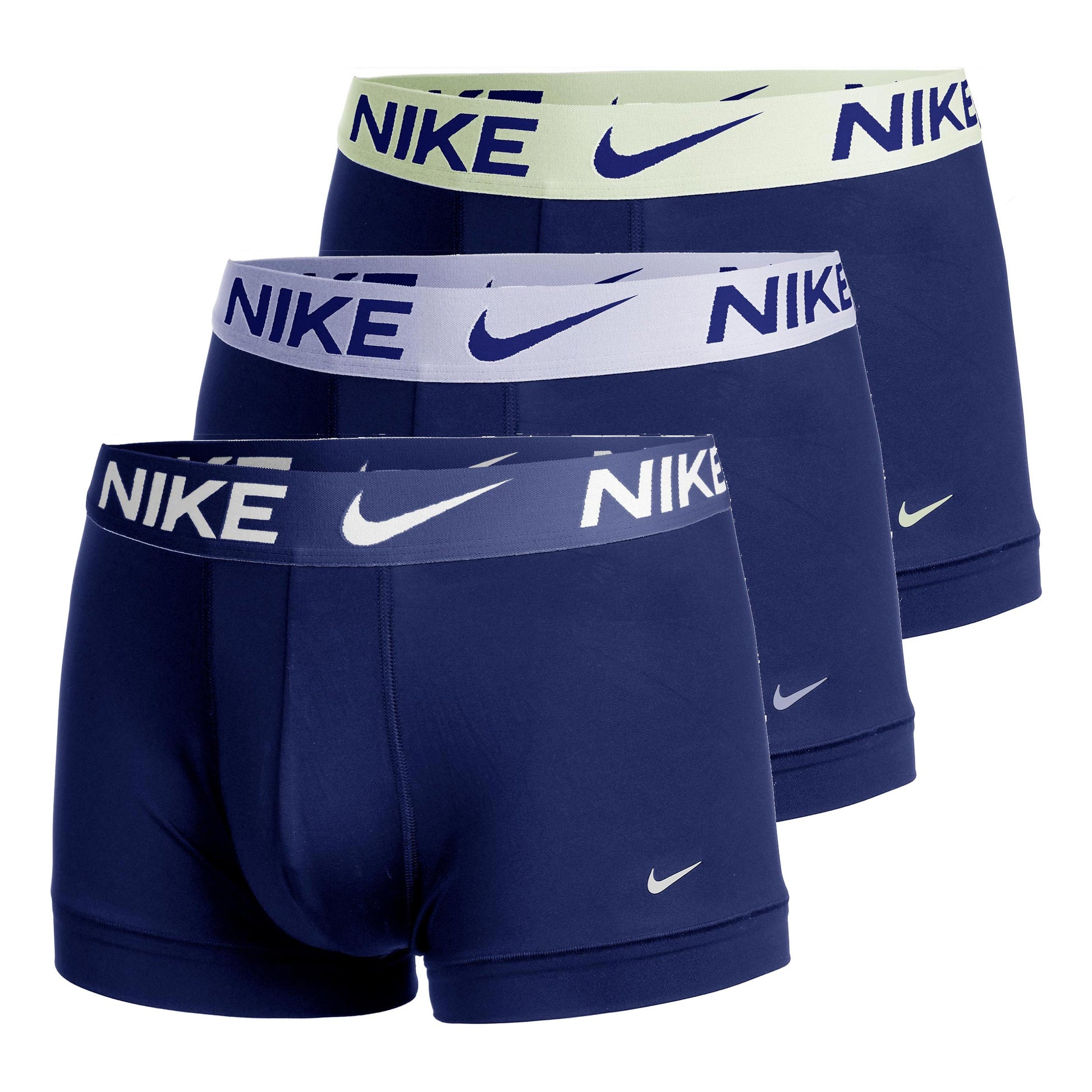 Nike Dri-Fit Essential Micro Trunk Caleçon - Pack de 3 Hommes-bleu, violet
