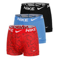 Dri-Fit Essential Micro Trunk Caleçon - Pack de 3 Hommes-rouge, bleu