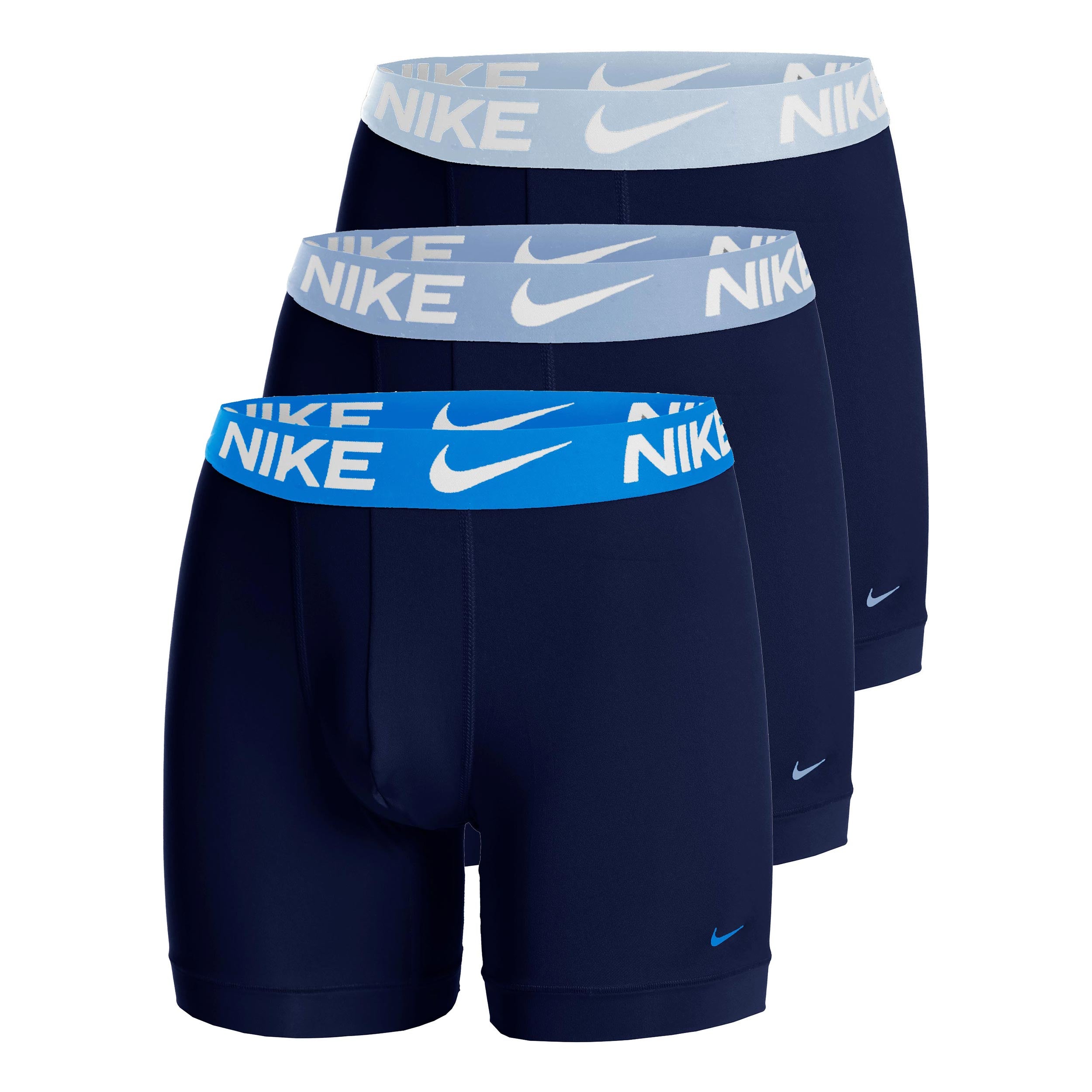 Nike Essential Micro Caleçon - Pack de 3 Hommes-bleu, multicouleur