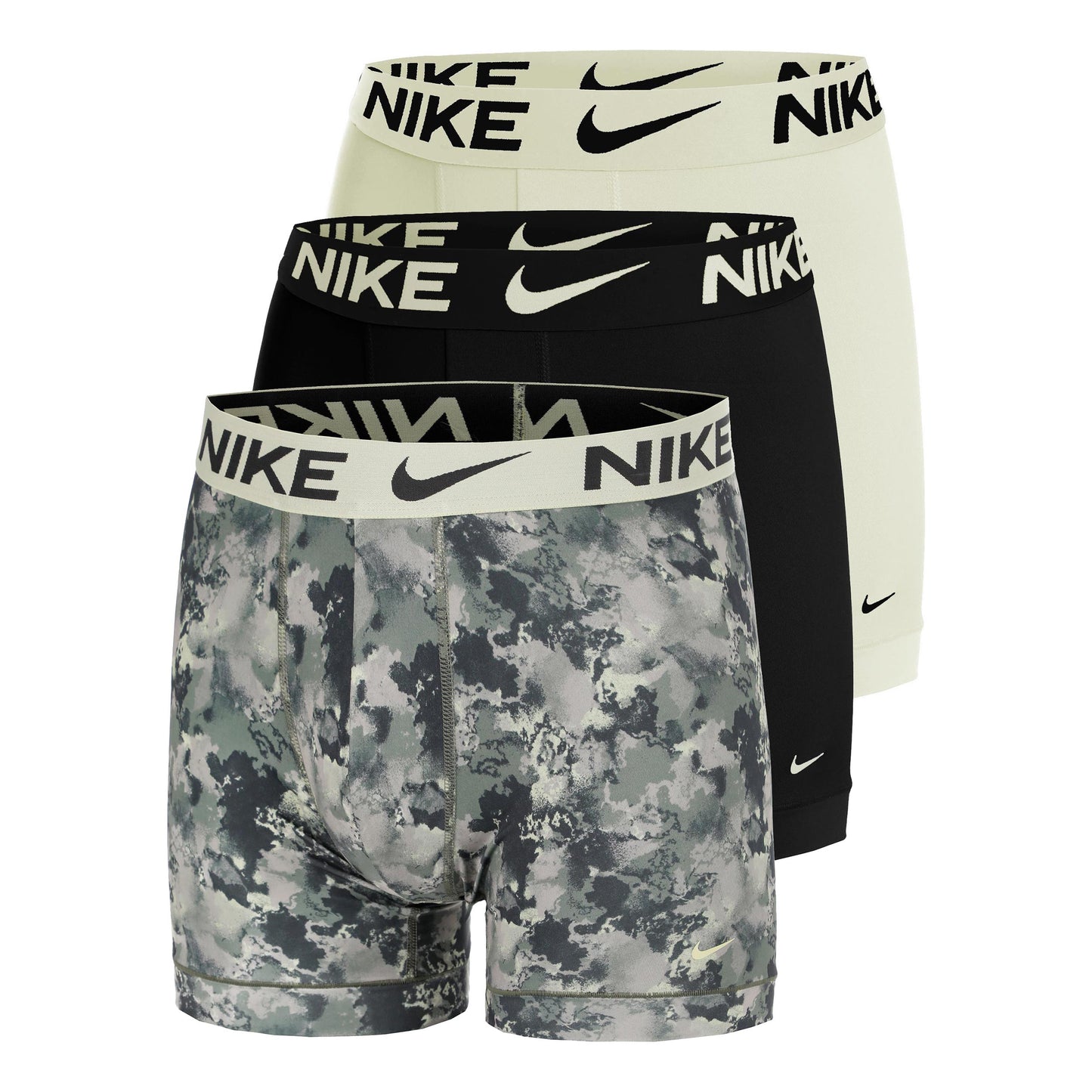 Nike Essential Micro Caleçon - Pack de 3 Hommes-gris, vert