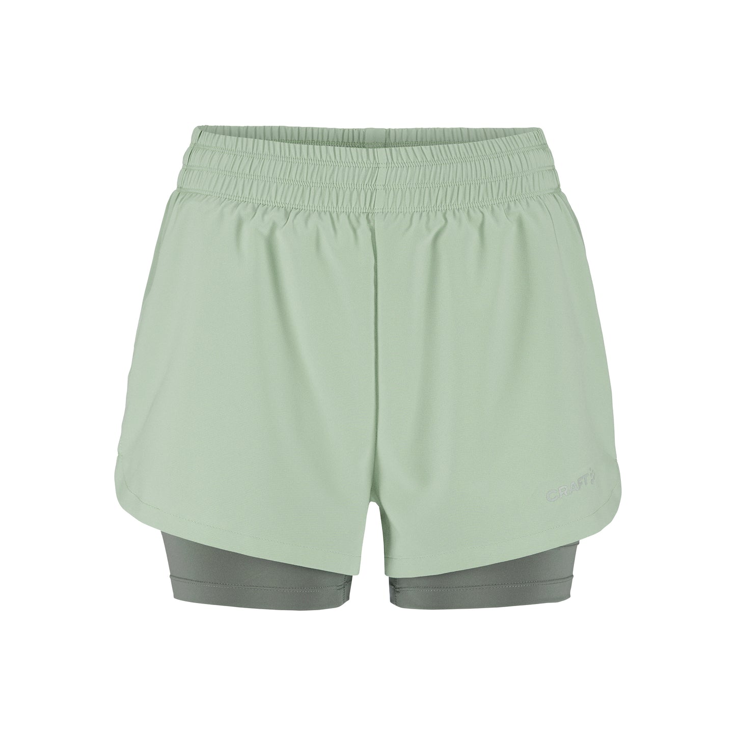 Craft ADV Essence 2in1 Short de running Femmes - vert