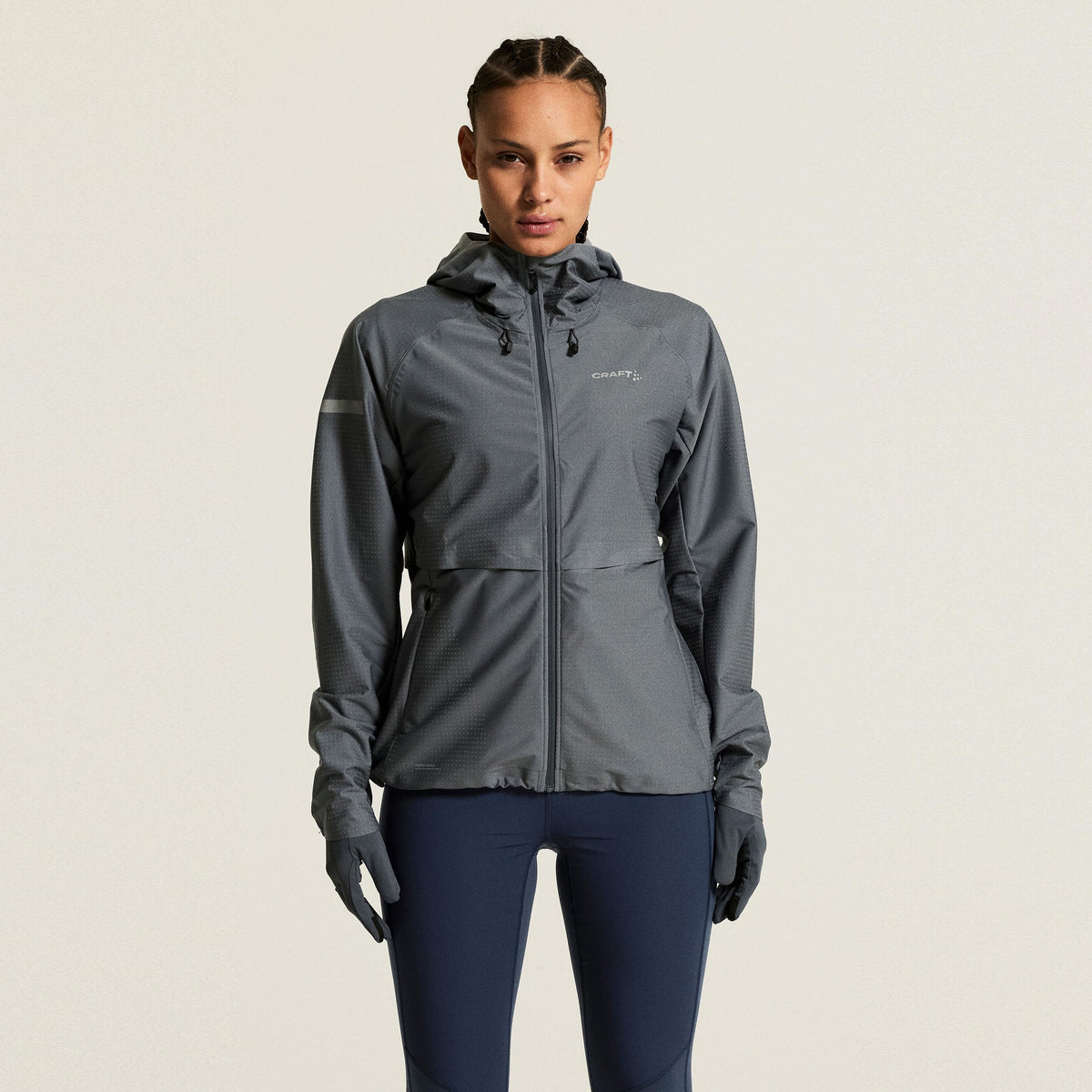 Craft Pro Hydro Veste running Femmes - anthracite, gris