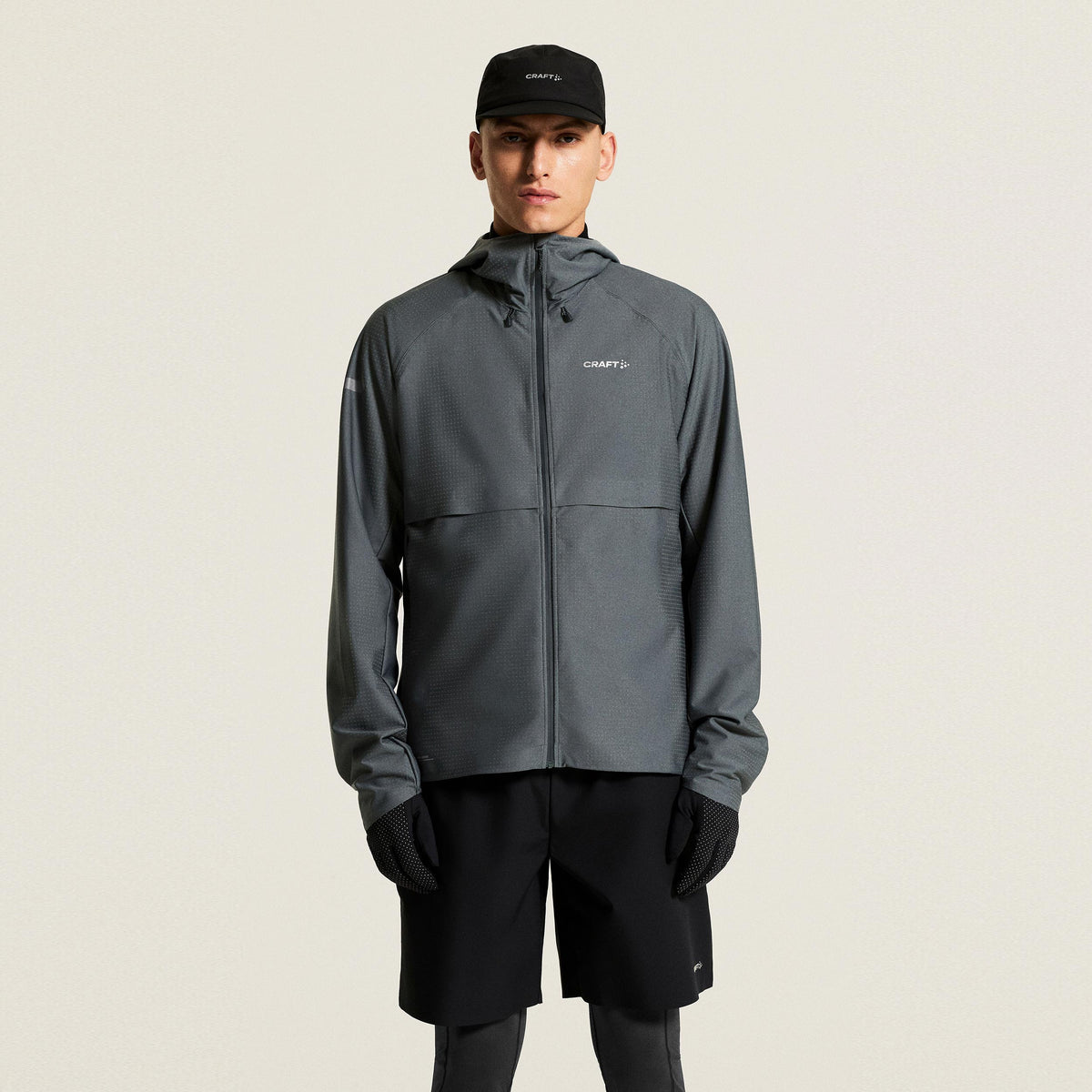 Craft Pro Hydro Veste running Hommes - anthracite, gris