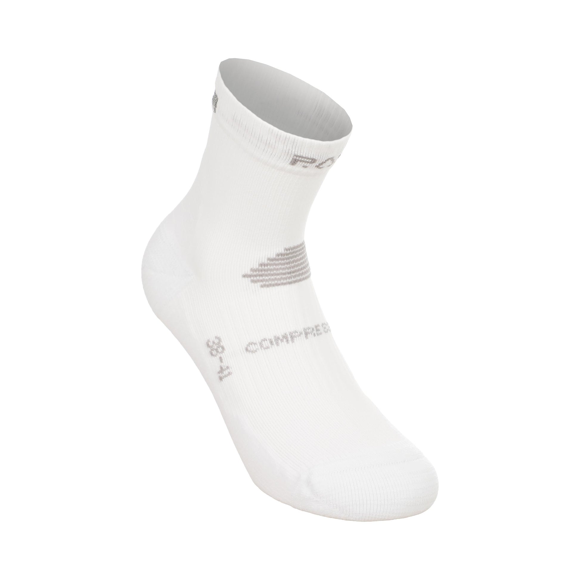 P.A.C. RN 6.2 Reflective Pro Mid Compression Chaussettes de compression Femmes - blanc, blanc
