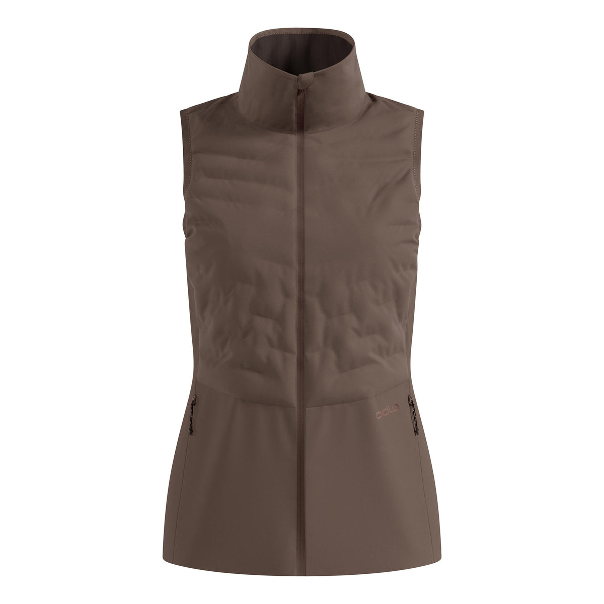 Odlo Zeroweight Insulator  Gilets de course Femmes - marron