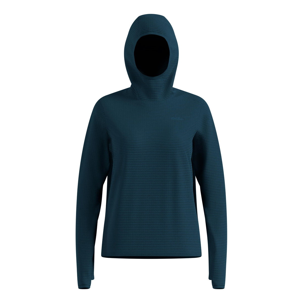 Odlo Essential Thermal Midlayer  Sweat à capuche Femmes - bleu petrol