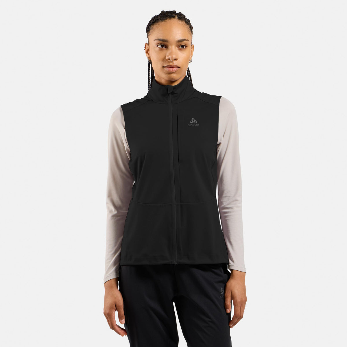 Odlo Zeroweight Warm  Gilets de course Femmes - noir