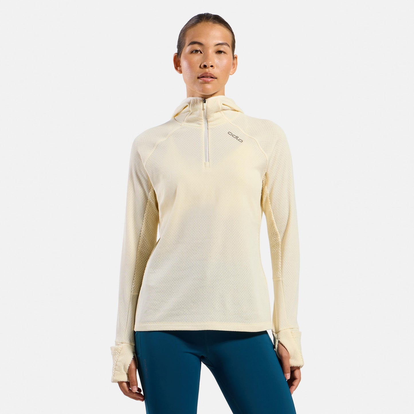Odlo X-Alp Midlayer  Maillot de course Femmes - crème