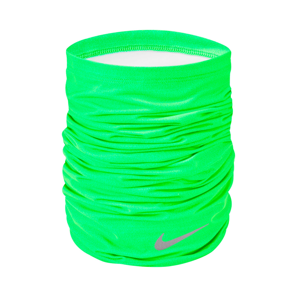 Nike Dri-Fit Wrap 2.0 Cache-cou Unisex - vert fluo, argent