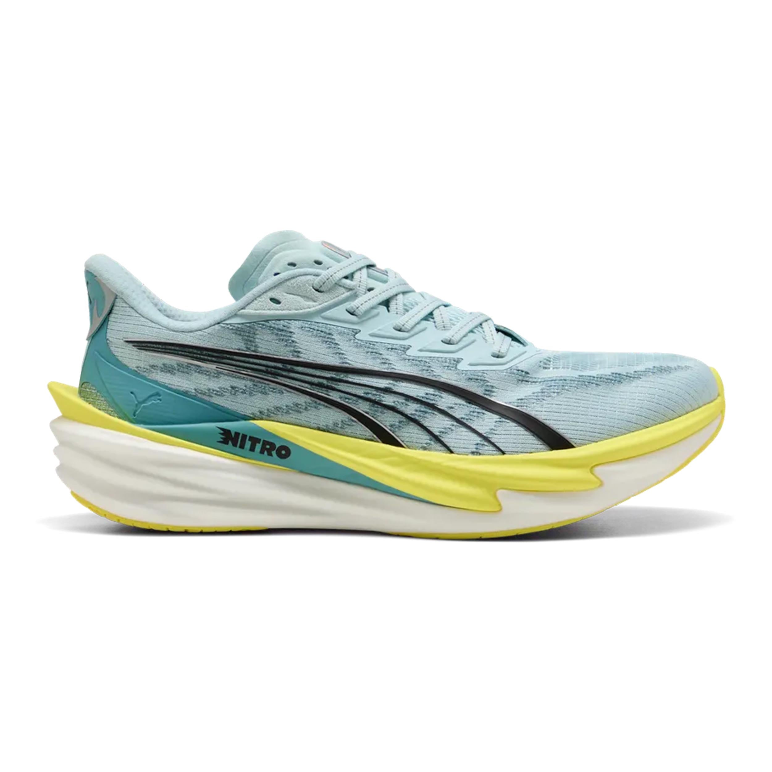 Puma Deviate Nitro 4 Chaussure de running sans stabilisateurs Hommes-bleu foncé, bleu clair