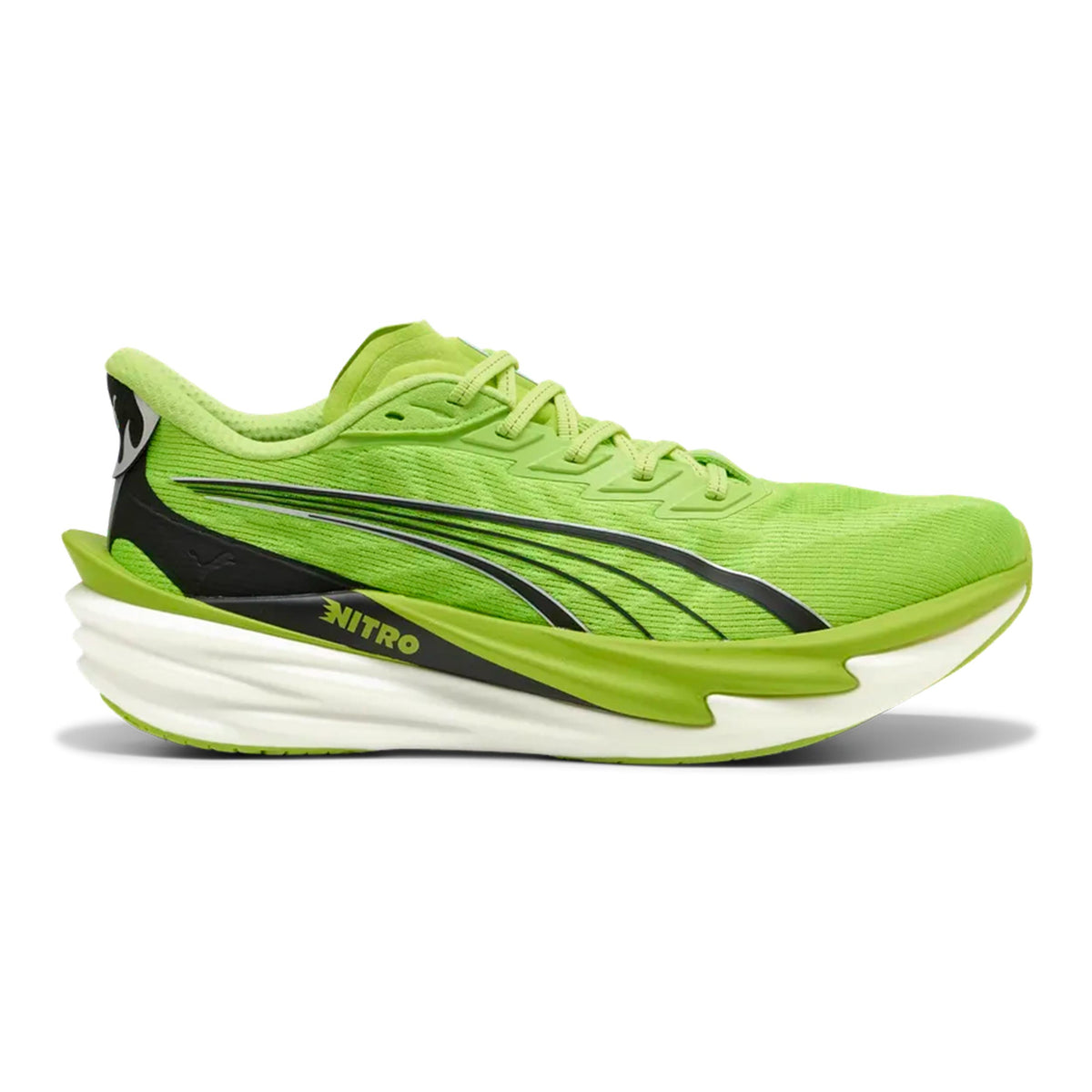 Puma Deviate Nitro 4 Chaussure de running sans stabilisateurs Hommes - jaune lemon, noir