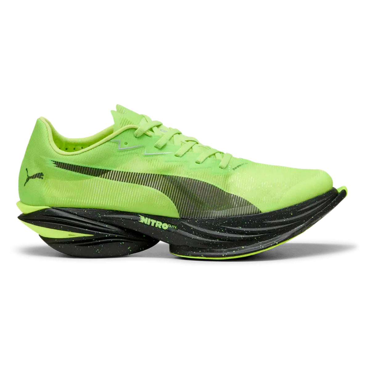 Puma FAST-R Nitro Elite 3 Chaussure de compétition Femmes - vert fluo, noir