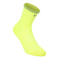 Velociti Lite Crew  Chaussettes de running Unisex-jaunes fluo, jaunes fluo