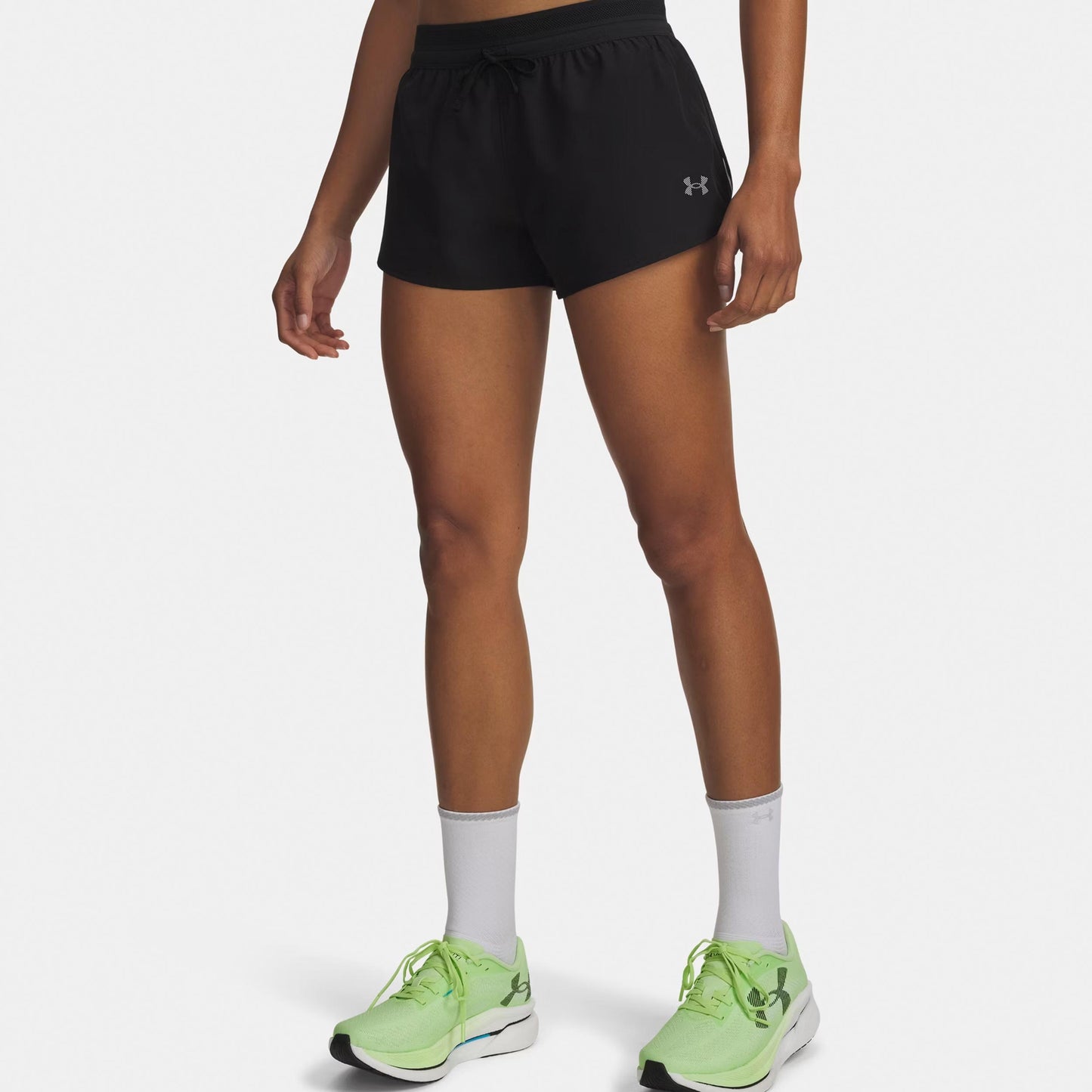 Under Armour Velociti Pro Vent s Short de running Femmes-noir, argent