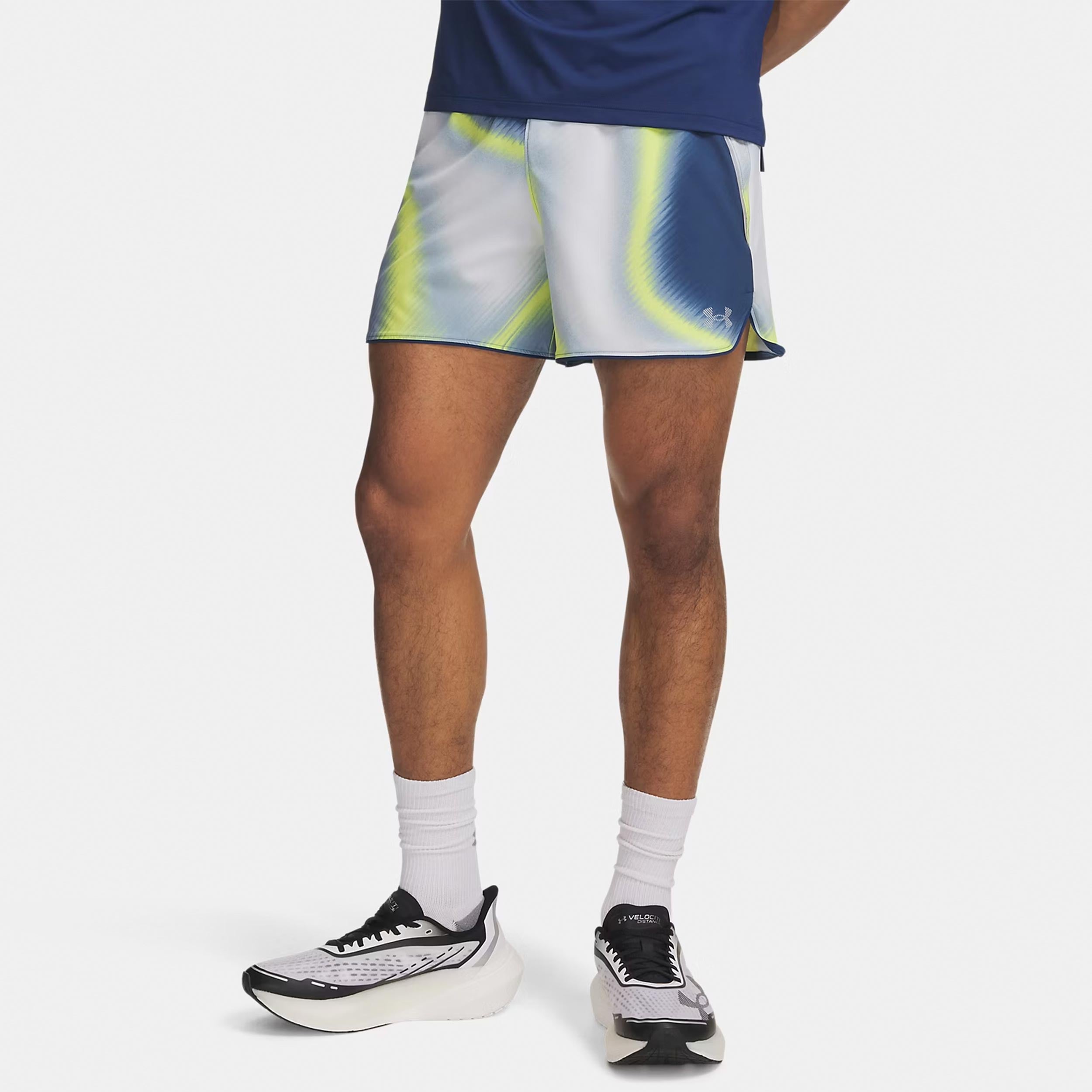 Under Armour Velociti Pro 5in  Short de running Hommes - bleu, multicouleur