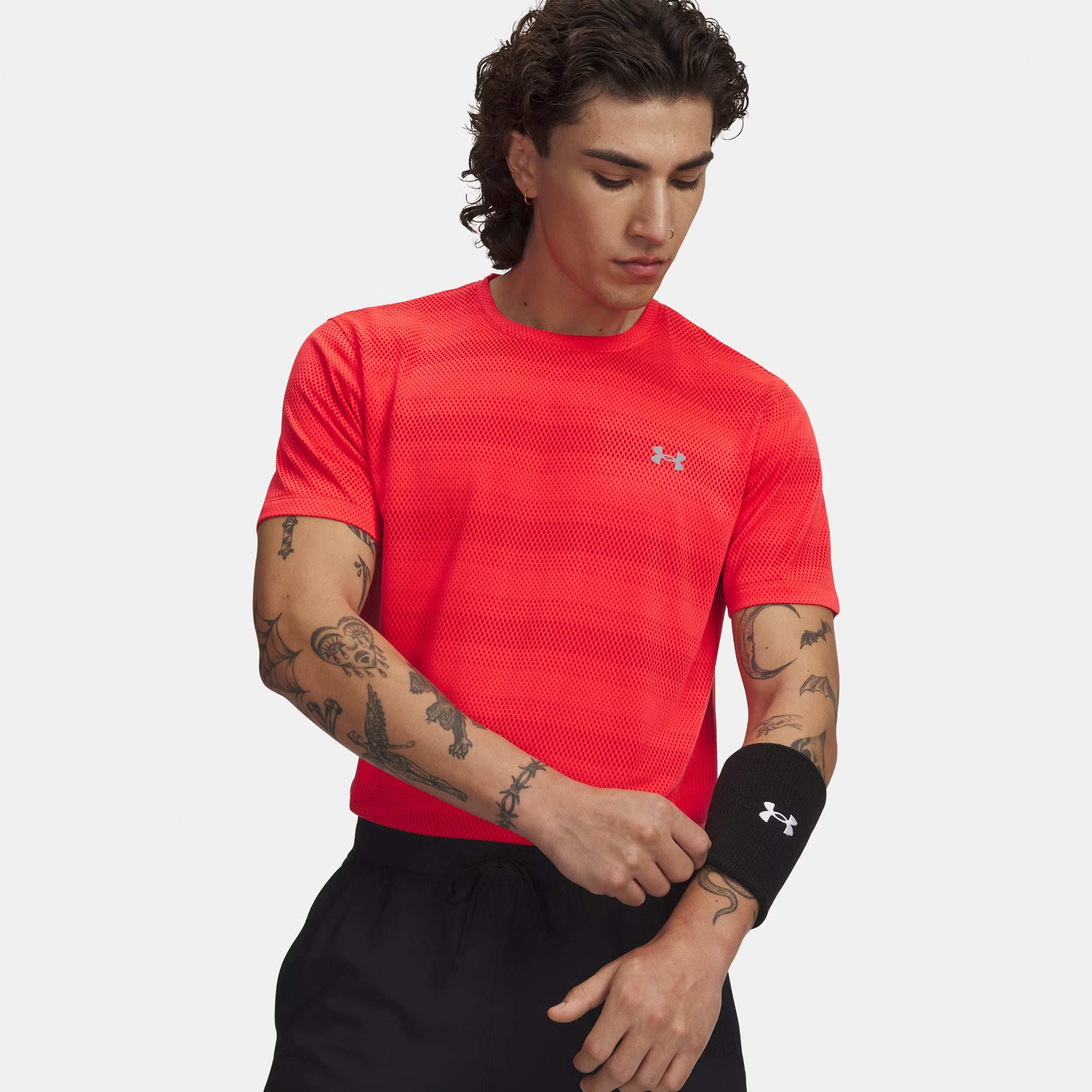 Under Armour Velociti  Maillot de course Hommes - rouge, argent