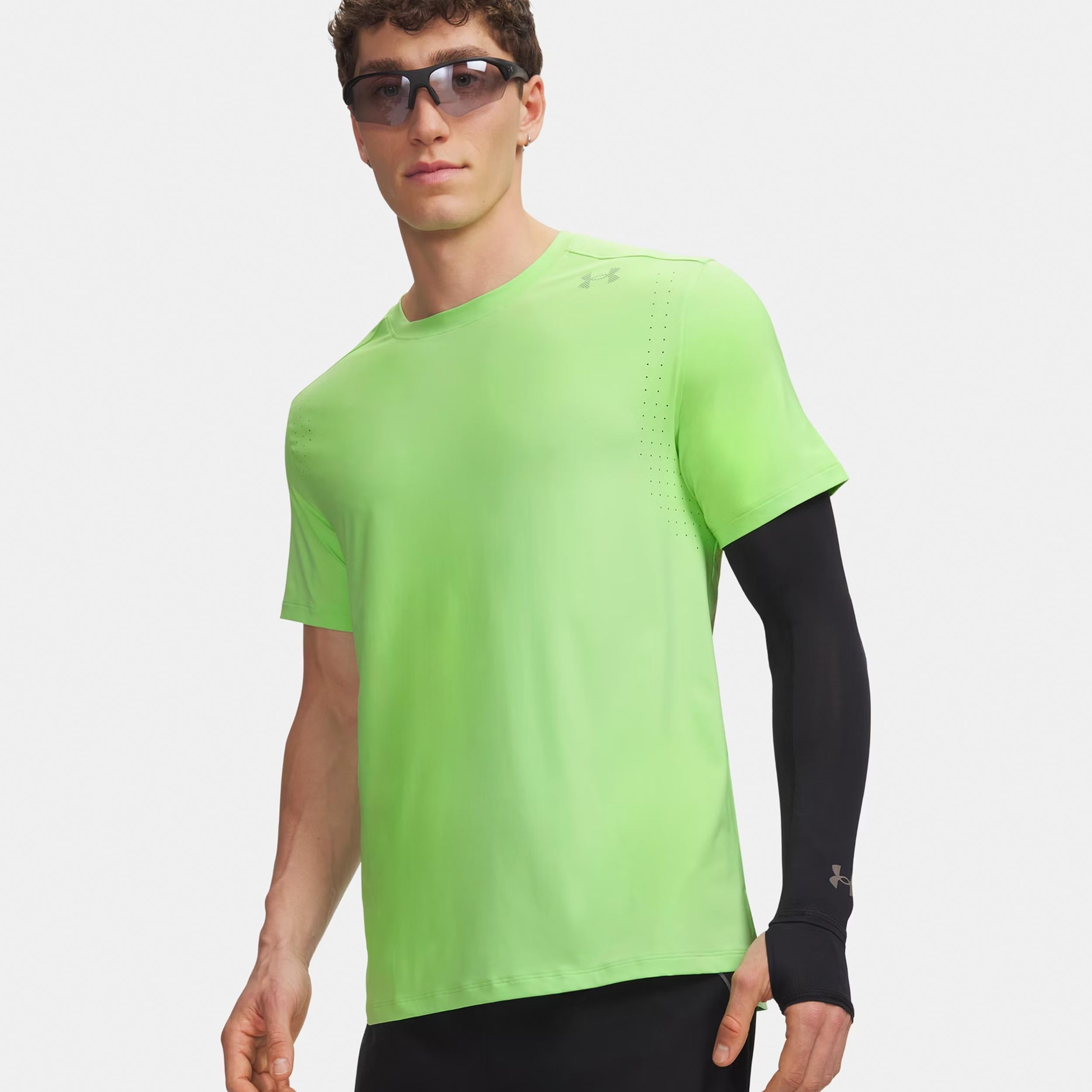 Under Armour Velociti Pro  Maillot de course Hommes - vert fluo, argent