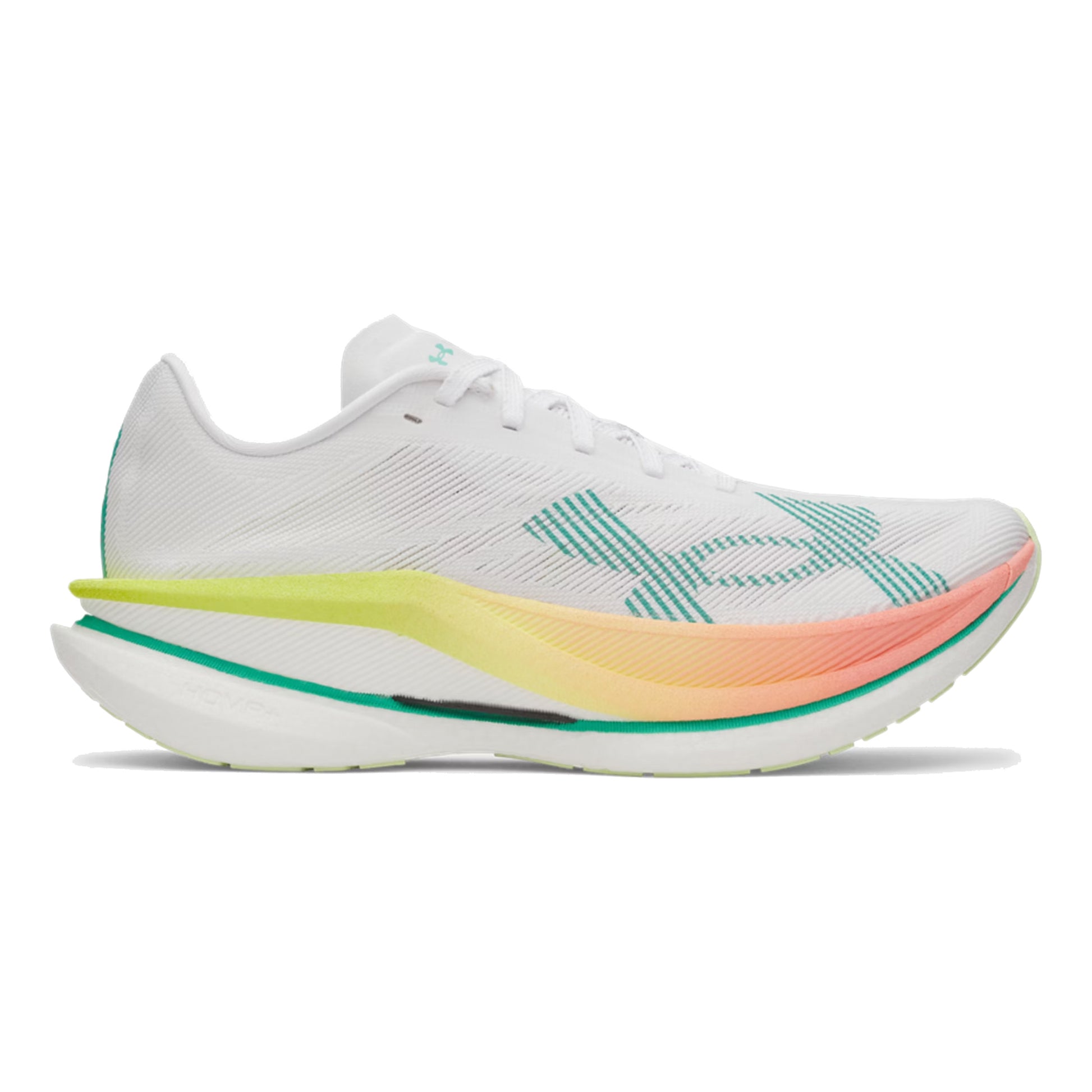 Under Armour Velociti Elite 3 Chaussure de compétition Unisex-blanc, vert clair
