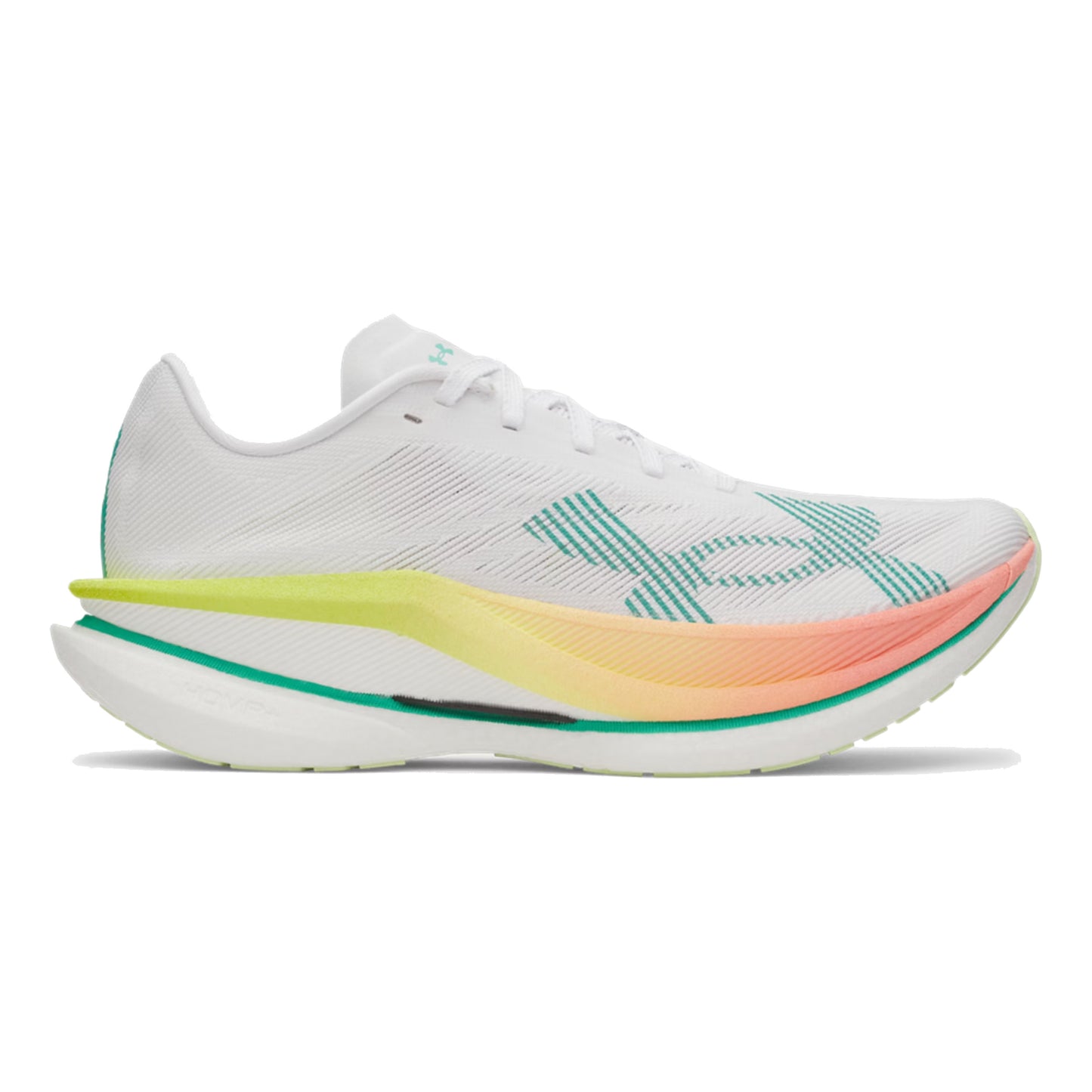 Under Armour Velociti Elite 3 Chaussure de compétition Unisex-blanc, vert clair