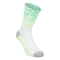 Performance Run Crew Chaussettes de running Unisex-blanc, vert clair