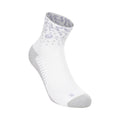 Performance Run Quarter Chaussettes de running Unisex-blanc, violet