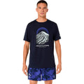 Fujitrail Logo  Maillot de course Hommes - bleu foncé, bleu