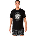 Fujitrail Logo  Maillot de course Hommes - noir, gris