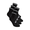 6PPK Quarter Chaussettes de running Unisex-noir