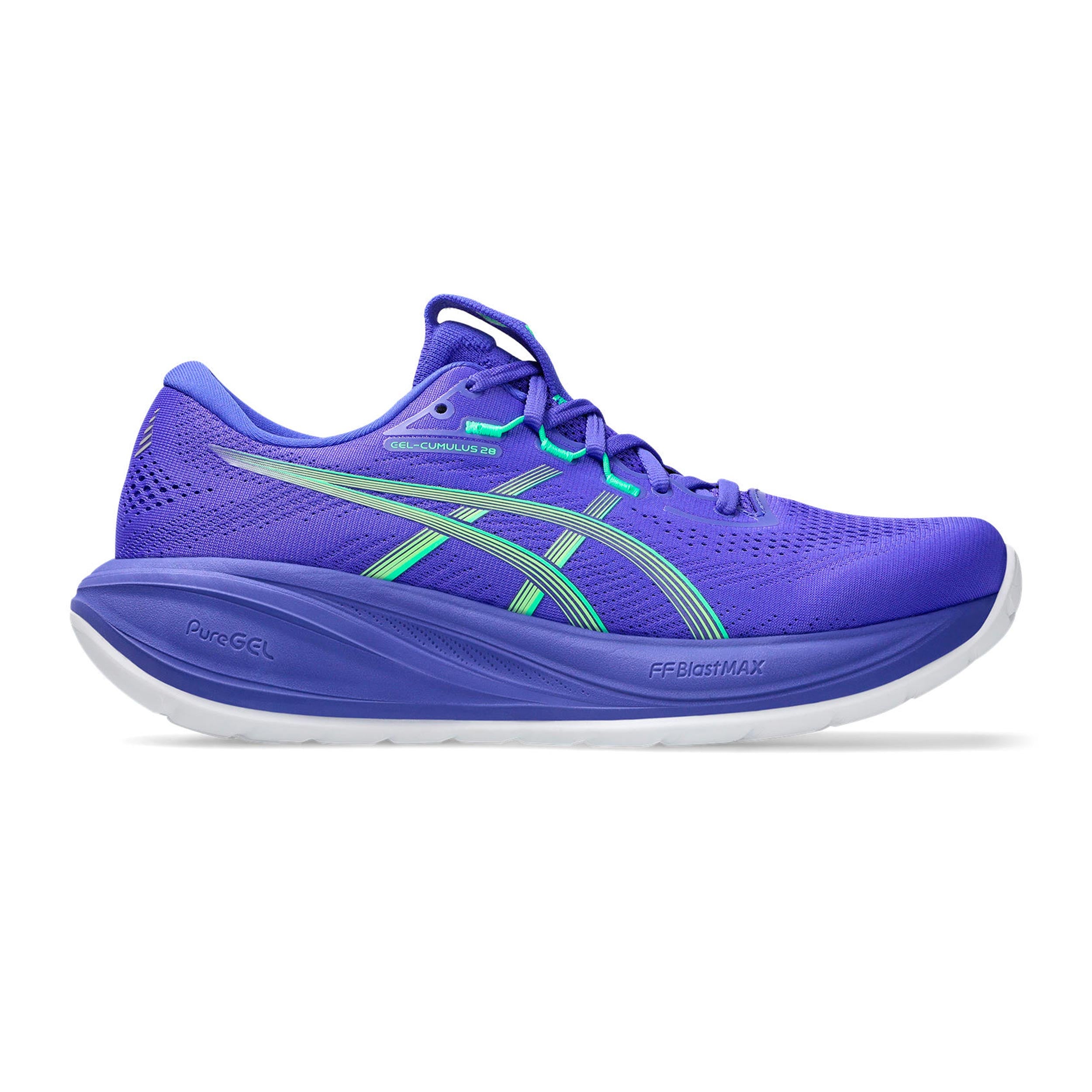 ASICS Gel-Cumulus 28 Chaussure de running sans stabilisateurs Hommes-bleu, vert