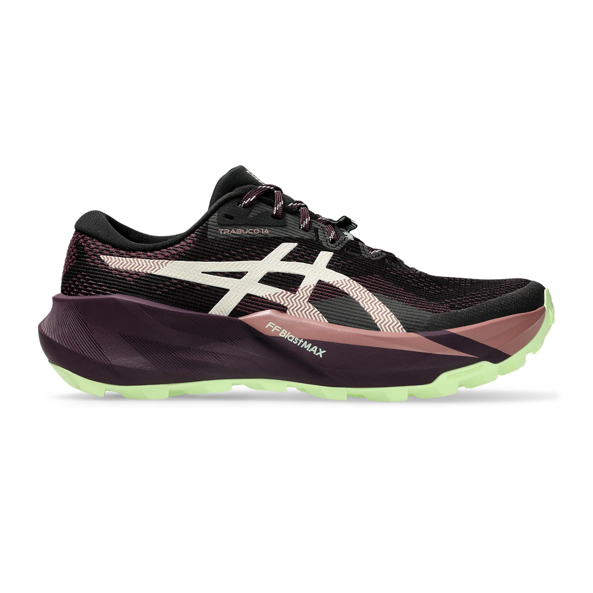 ASICS TRABUCO 14 Chaussure trail Femmes - noir, rouge vin