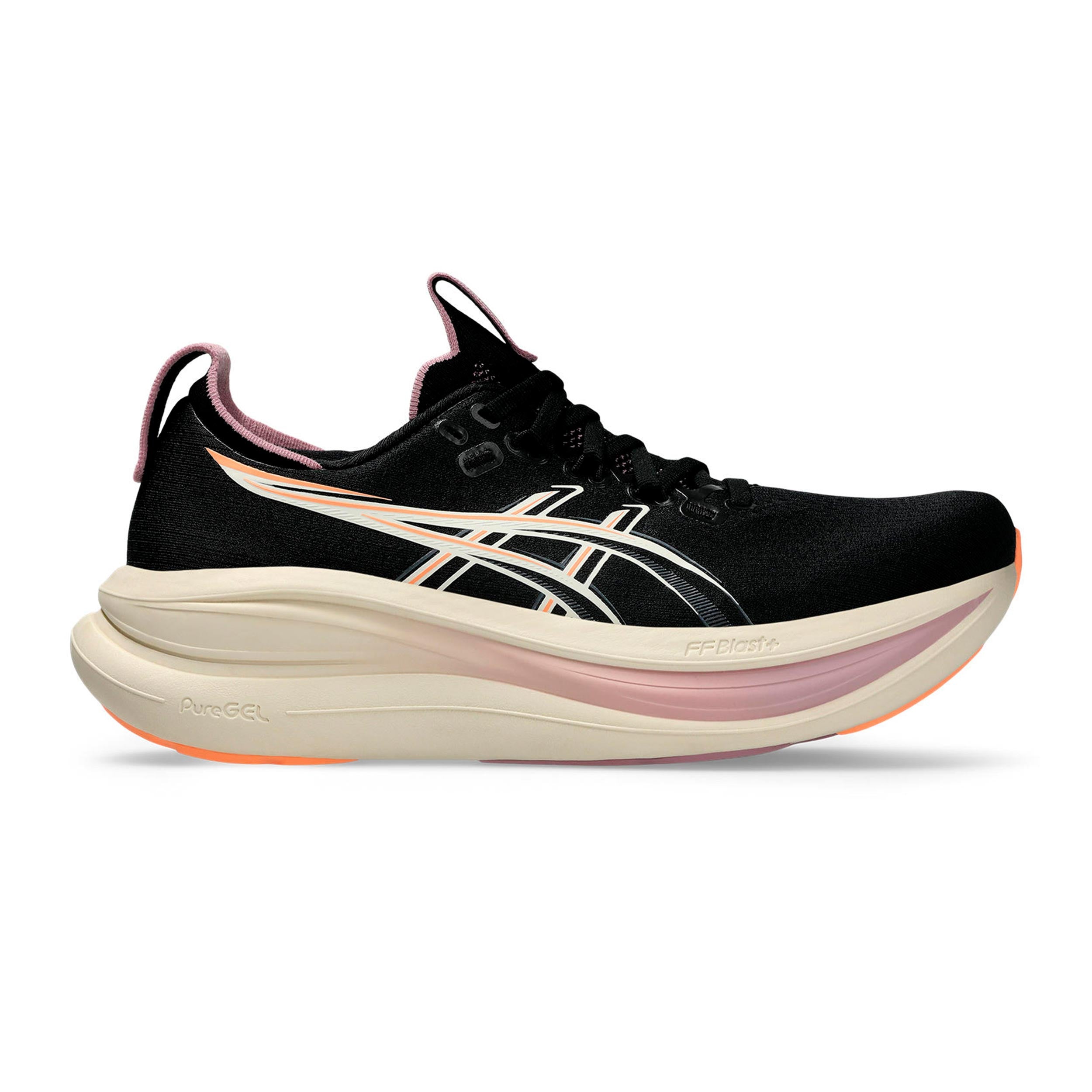 ASICS GEL-NIMBUS 28 Chaussure de running sans stabilisateurs Femmes - noir, lilas