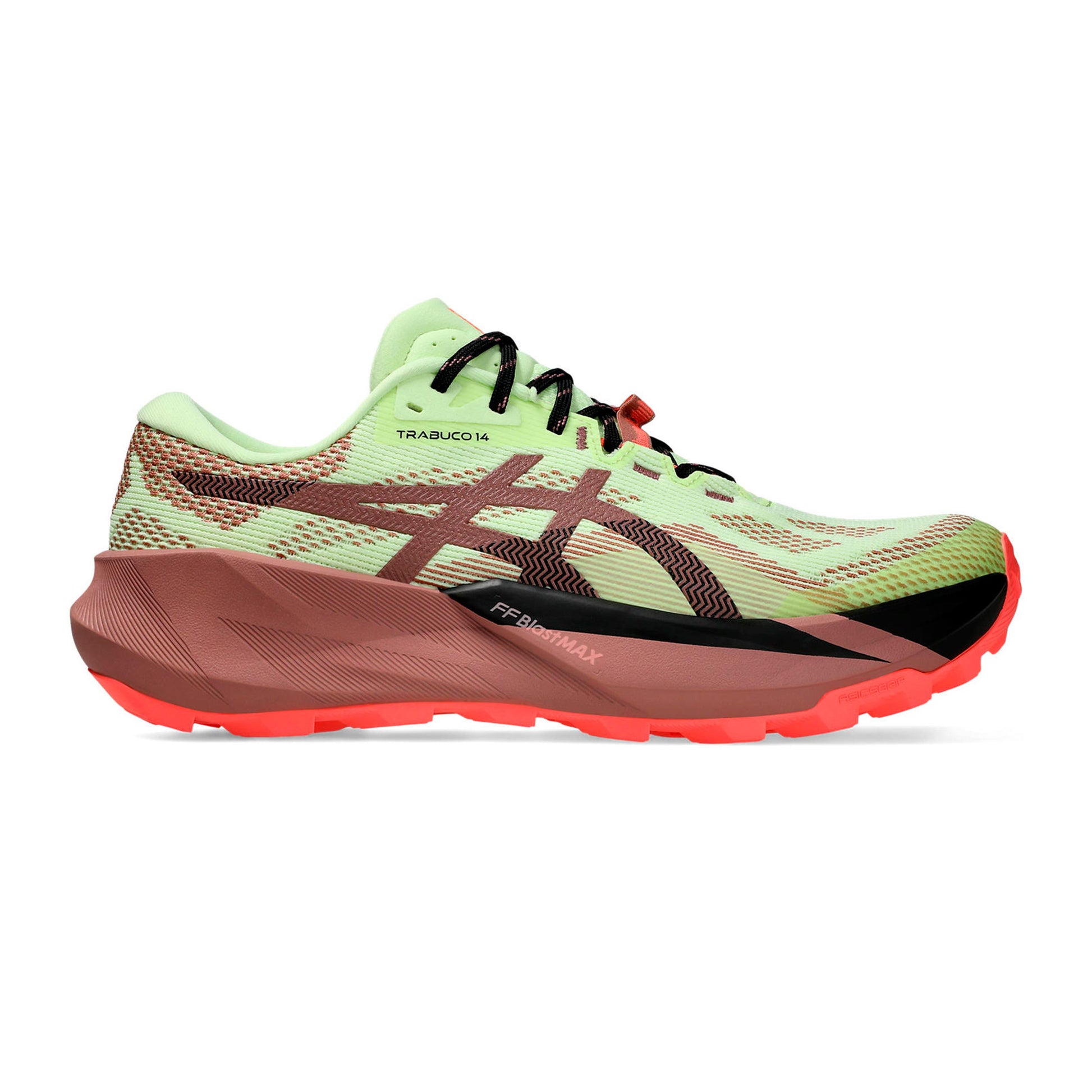 ASICS TRABUCO 14 Chaussure trail Hommes - jaunes fluo, mauve