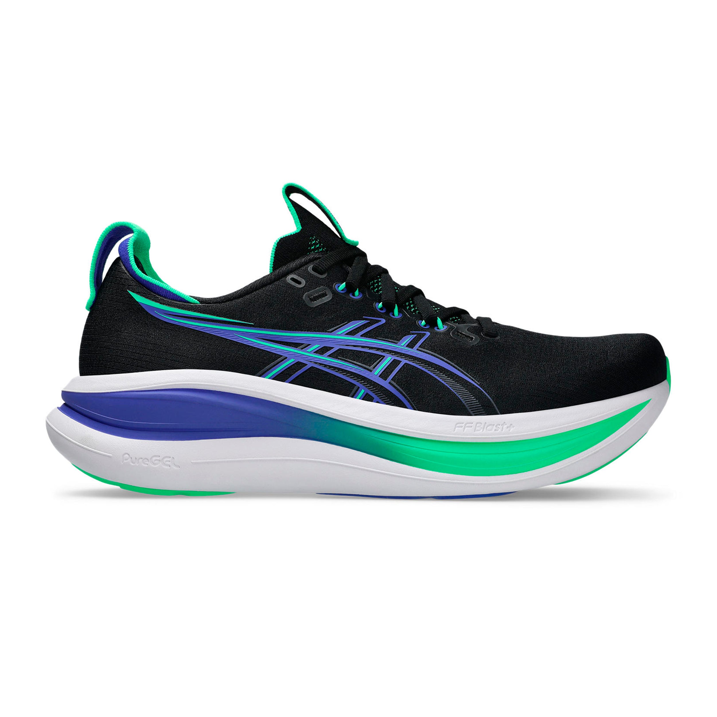 ASICS Gel-Nimbus 28 Chaussure de running sans stabilisateurs Hommes-noir, bleu