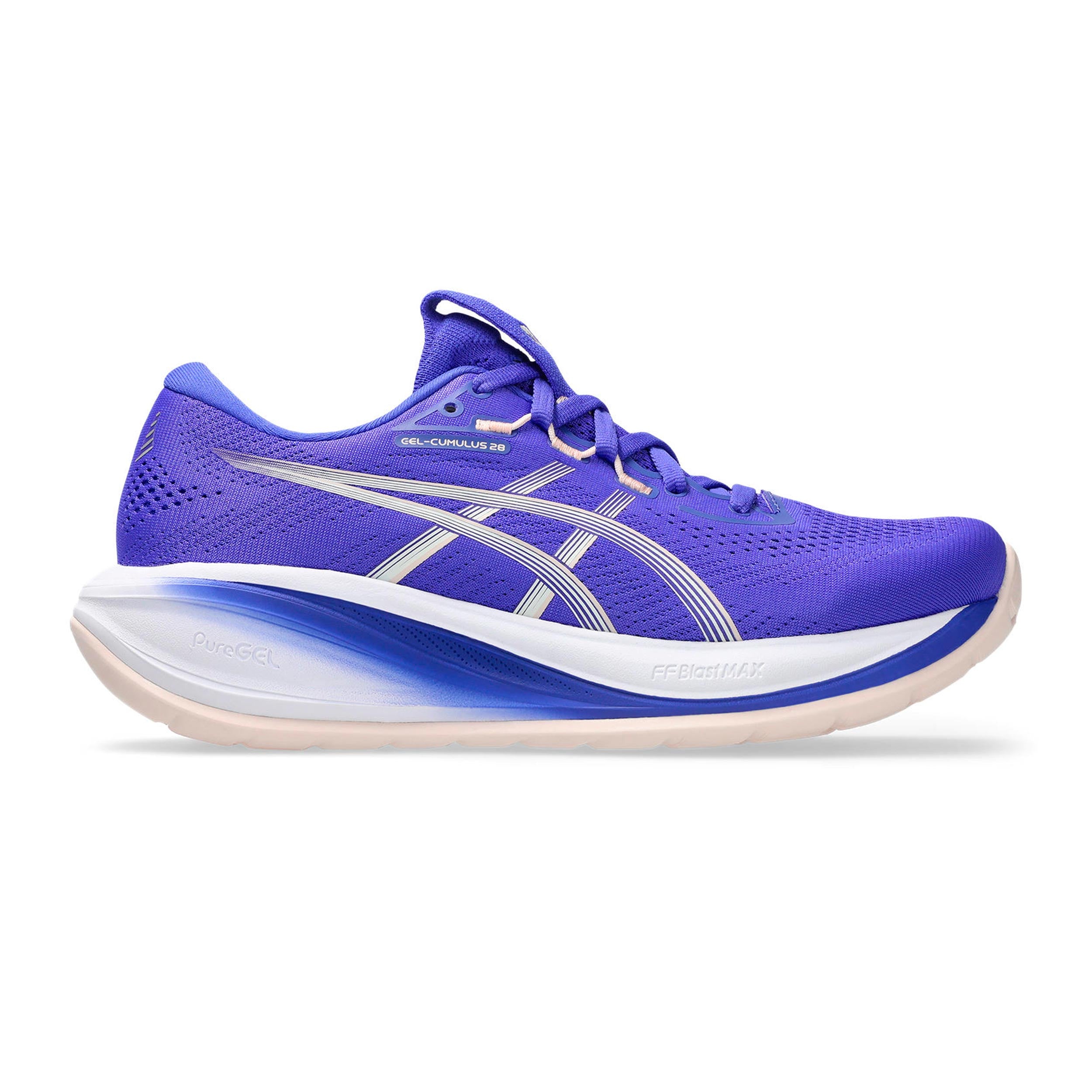 ASICS Gel-Cumulus 28 Chaussure de running sans stabilisateurs Femmes - bleu, blanc