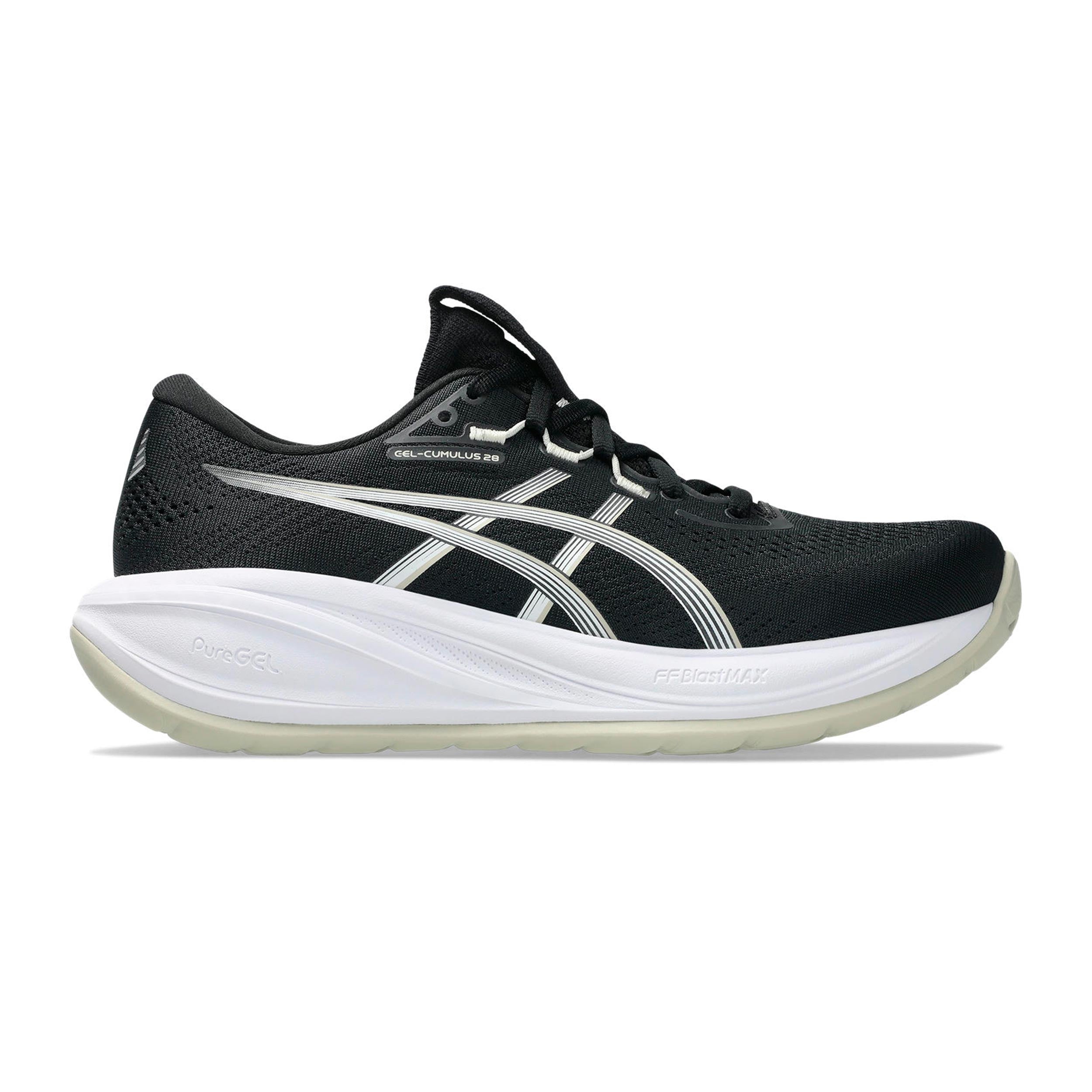 ASICS Gel-Cumulus 28 Chaussure de running sans stabilisateurs Femmes - noir, blanc