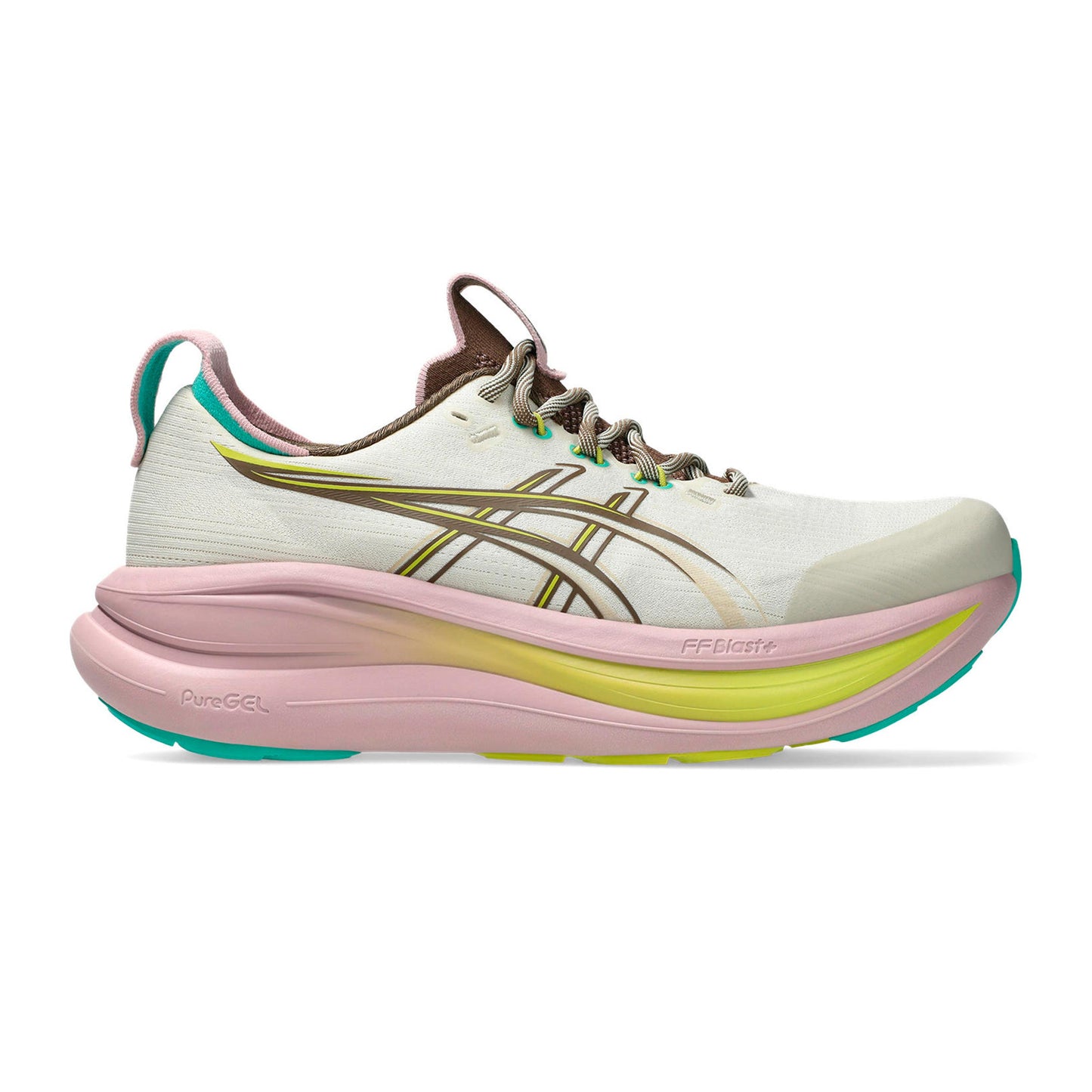 ASICS Gel-Nimbus 28 TR Chaussure de running sans stabilisateurs Femmes - beige, marron