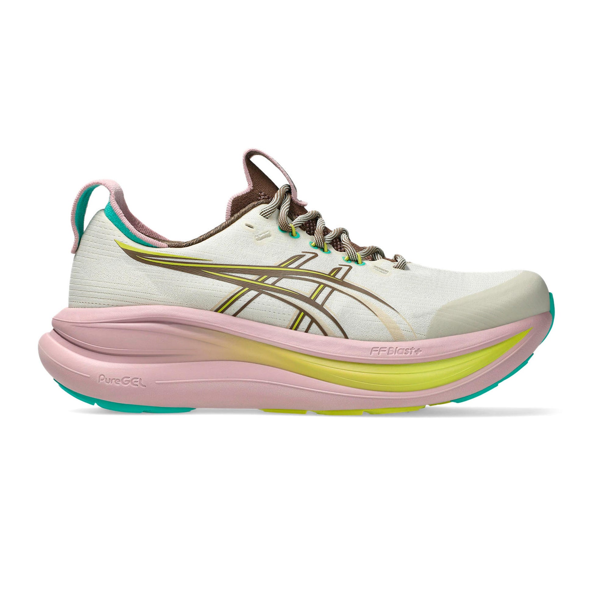 ASICS Gel-Nimbus 28 TR Chaussure de running sans stabilisateurs Femmes - beige, marron