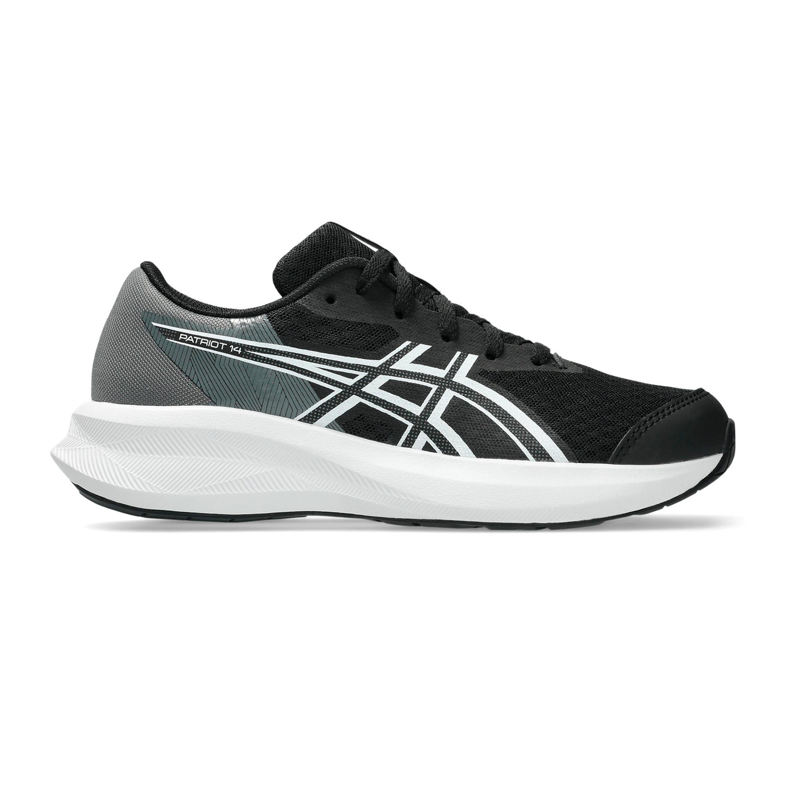 ASICS PATRIOT 14 GS Chaussure de running sans stabilisateurs Enfants - noir, blanc