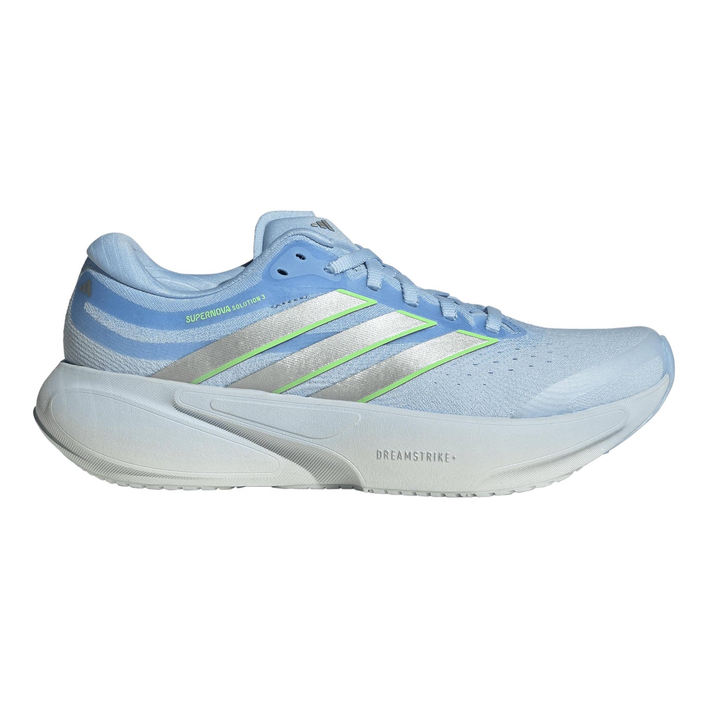 adidas Supernova Solution 3 Chaussure de running avec stabilisateurs Femmes - bleu clair, jaune lemon
