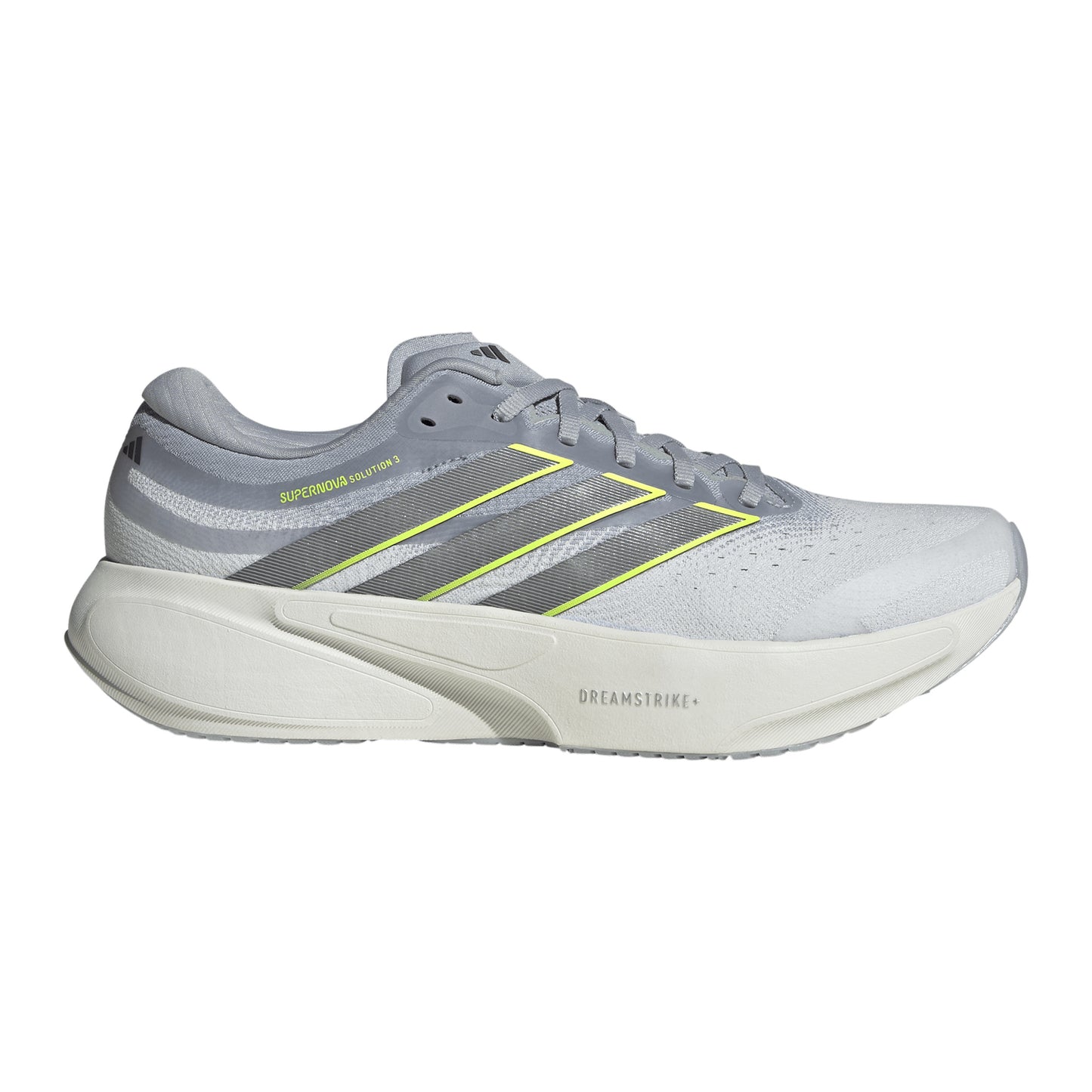 adidas Supernova Solution 3 Chaussure de running avec stabilisateurs Hommes - blanc, gris