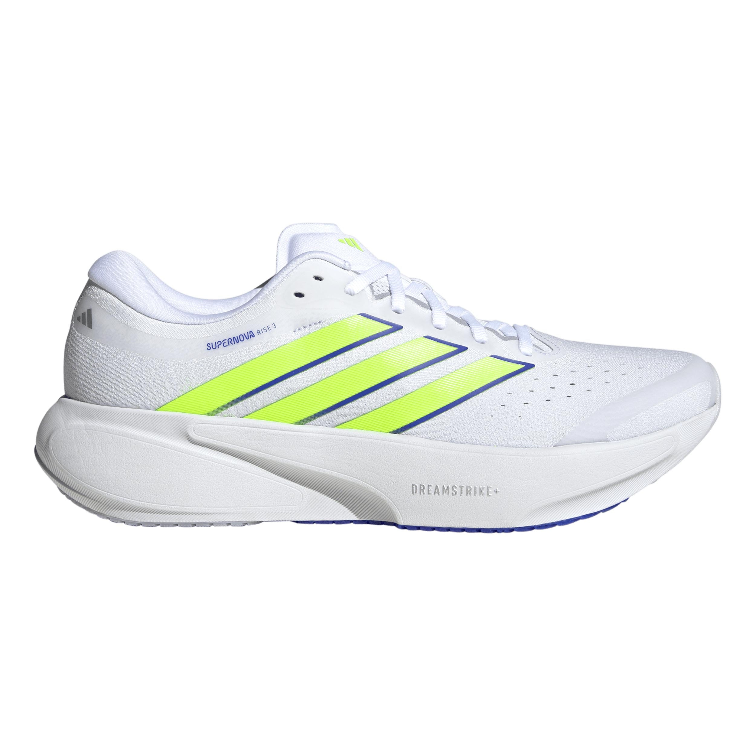 adidas Supernova Rise 3 Chaussure de running sans stabilisateurs Hommes - blanc, jaunes fluo