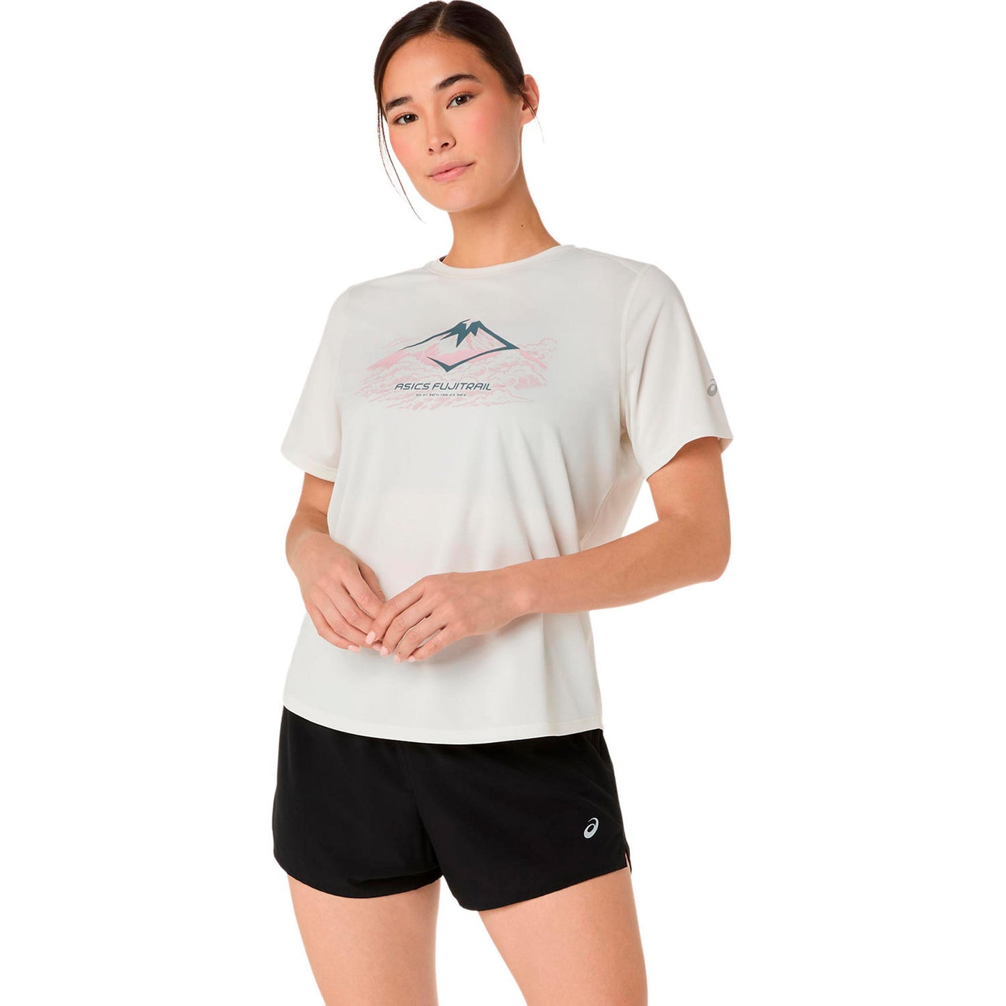 ASICS Fujitrail Logo  Maillot de course Femmes - beige